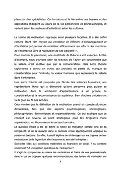 Motivation des banquiers