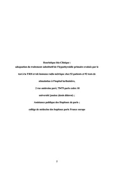 Clinique semeiologique et immunologie endocrinienne