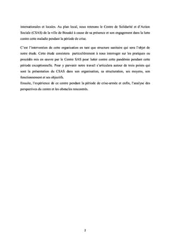 Lutte contre le VIH/Sida en situation de crise armée à Bouaké