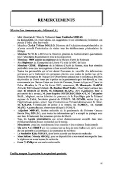 Droits fondamentaux et pratique de l'application des peines au Sénégal