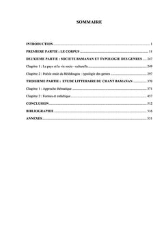 Poésie orale bamanan du Bèlèdougou et éducation traditionnelle