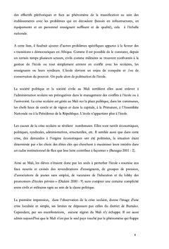 Politiques éducatives au Mali entre crise scolaire et crise sociale