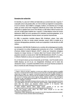 Reconfigurations territoriales soutenables des déplacés en Colombie