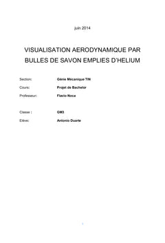 Visualisation Aerodynamique Par Bulles de Savon Emplie D'Helium