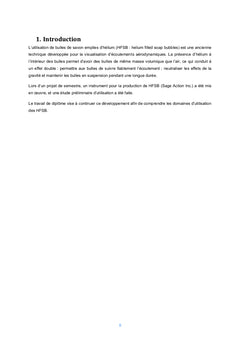 Visualisation Aerodynamique Par Bulles de Savon Emplie D'Helium