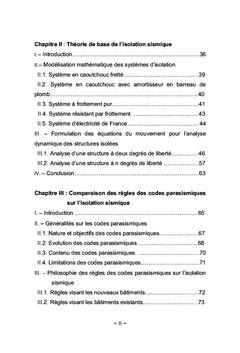 Technique d'isolation sismique