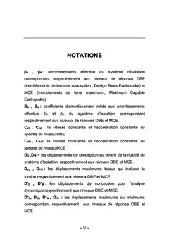 Technique d'isolation sismique