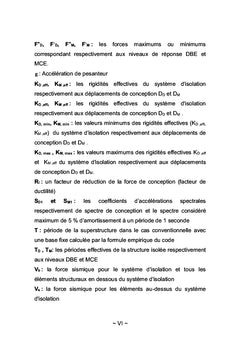 Technique d'isolation sismique