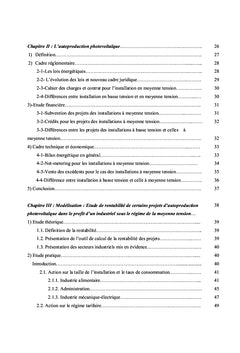 Faisabilité technico-économique d'un projet photovoltaïque industriel