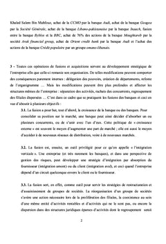 La fusion-acquisition des banques au Liban