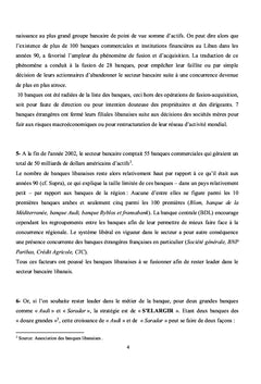 La fusion-acquisition des banques au Liban