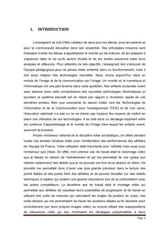 Un dispositif vidéo-informatique pour réguler l'apprentissage en EPS