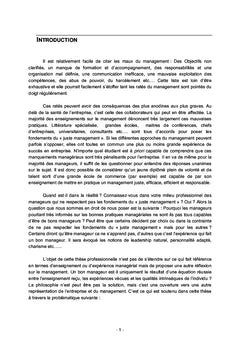 Philosophie et management