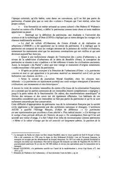 Réédifier le patrimoine bâti vétuste en Algérie- cas du centre d'Oran