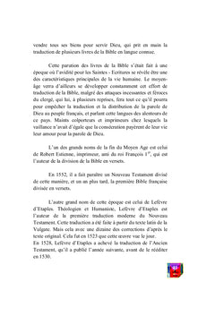 Grandes périodes bibliques et Introduction aux livres de la Bible