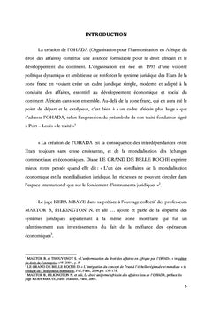L'harmonisation en Afrique du droit des affaires à travers l'OHADA