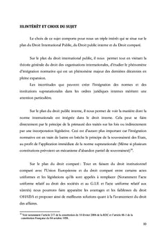 L'harmonisation en Afrique du droit des affaires à travers l'OHADA