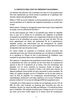 Eléments de dynamique de l'économie du développement