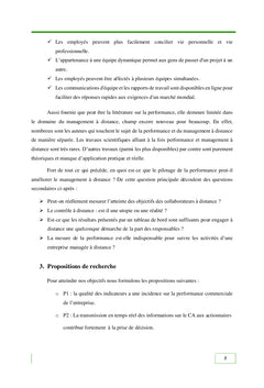 Performance et management à distance