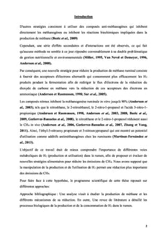 Les produits chimiques et la réduction de méthane chez les ruminants
