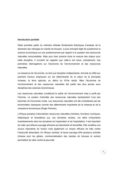 Analyse de la Demande des Ménages en Viande de Brousse à Bangui