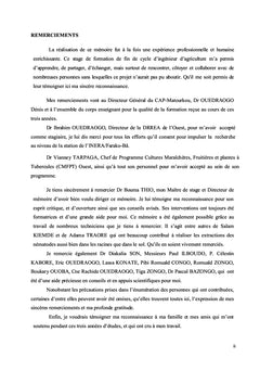 Étude de la nematofaune associé au bananier au Burkina Faso