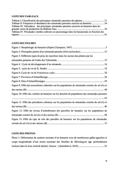 Étude de la nematofaune associé au bananier au Burkina Faso