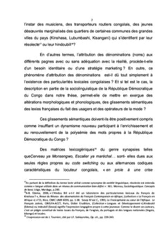 Dénominations des pagnes comme stratégie marketing en RDC (2006-2012)