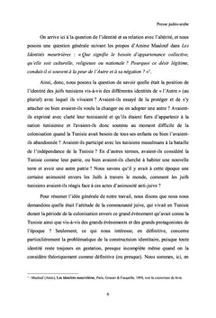 L'autre chez les Juifs de Tunisie à travers la presse judéo-arabe