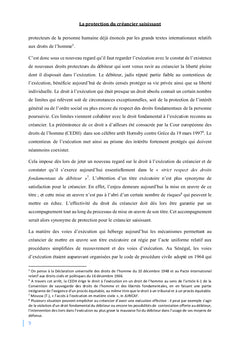 La protection du créancier saisissant