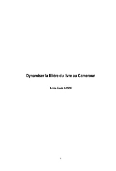Dynamiser la filière du livre au Cameroun