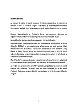 Dynamiser la filière du livre au Cameroun