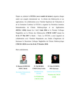 Livre Proceedings Deuxième Colloque Maghrébin Chimie Hétérocyclique