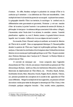 La sémantique de l'état