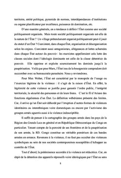 La sémantique de l'état