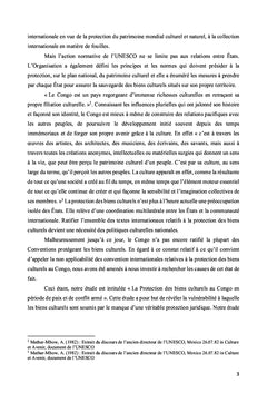 La Protection des Biens culturels au Congo