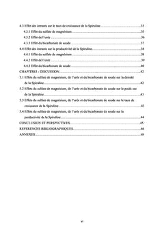 Conditions de culture optimale de la spiruline au Cameroun