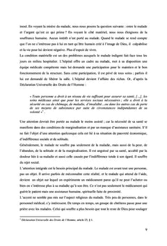 Présence ecclésiale en milieu hospitalier