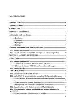 Variabilité climatique et production cacaoyère en Côte d'Ivoire