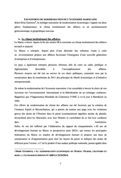 Les nouveaux enjeux de la diplomatie économique marocaine