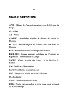 La protection sociale de l'enfant en droit positif congolais