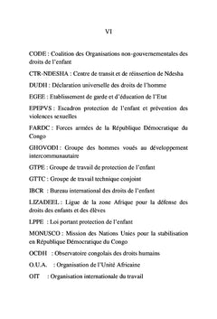 La protection sociale de l'enfant en droit positif congolais