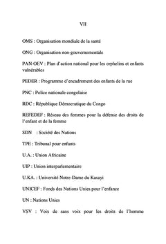 La protection sociale de l'enfant en droit positif congolais
