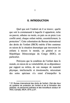 La protection sociale de l'enfant en droit positif congolais