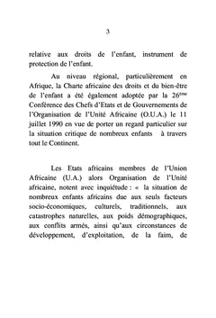 La protection sociale de l'enfant en droit positif congolais