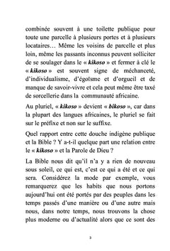 Le Kikoso et la salle de bain