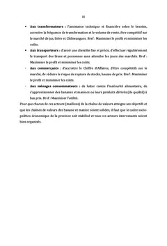 Financement des chaînes de valeurs agricoles au Nord-Kivu/RDC