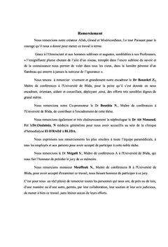 Evaluation de l'état nutritionnel des patients dialysés