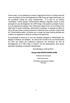 L'administration publique congolaise: un frein au développement