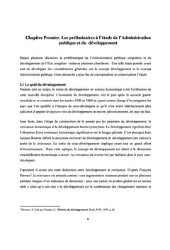 L'administration publique congolaise: un frein au développement